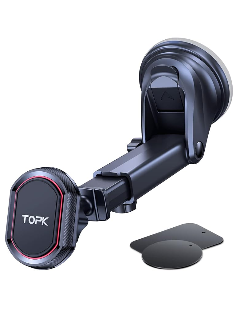 STHIRA® Car Phone Holder Magnetic Phone Mount Sticky Sucktion Cup Magnetic Phone Mount with Retractable Arm and 360 ° Rotatable Flexible Car Phone Holder Phone Stand for 4-7'' Phone STHIRA® Car Phone Holder Magnetic Phone Mount Sticky Sucktion Cup Magnetic Phone Mount with Retractable Arm and 360 ° Rotatable Flexible Car Phone Holder Phone Stand for 4-7'' Phone